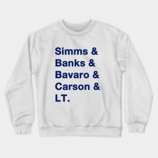 1986 Giants Greats Blue Crewneck Sweatshirt